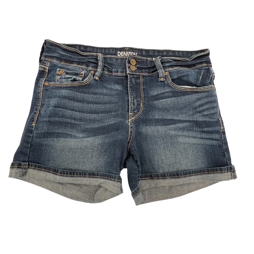 Levi's Denizen Modern Cuffed Hem Denim Jean Shorts Size 28 Women's